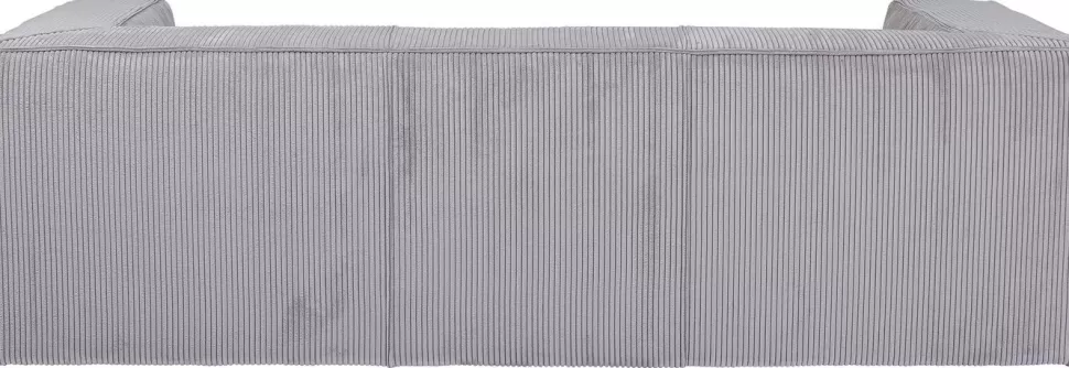 KARE Design Bank Cubetto Cord 3-zits Light Grey 220cm Cheap