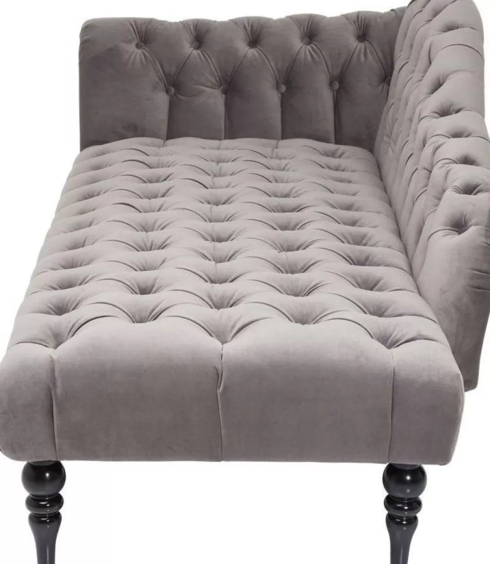KARE Design Bank Desire Fluweel Zilvergrijs Best Sale