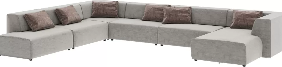 KARE Design Bank Infinity Miami Grijs 417cm Cheap