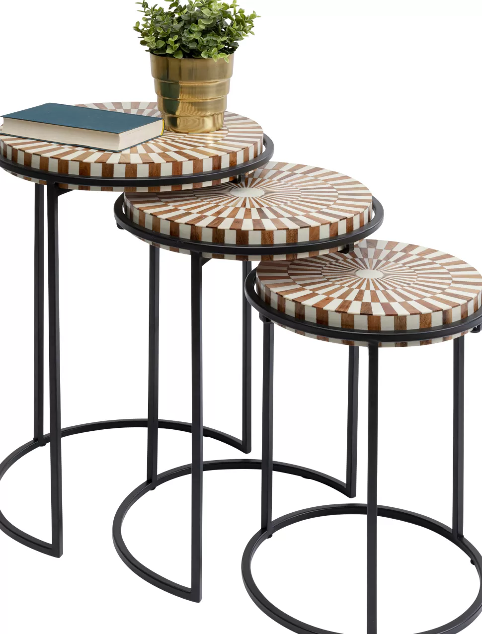 KARE Design Bijzettafel Hula Hula (3/set) Best Sale