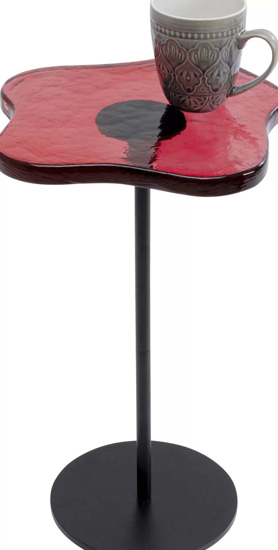 KARE Design Bijzettafel Lava Red 30cm Cheap