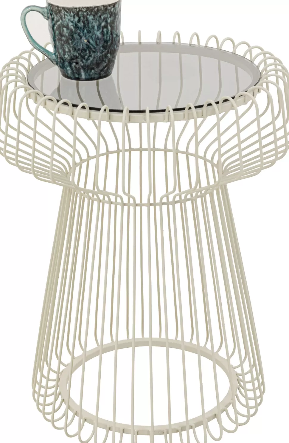 KARE Design Bijzettafel Lisboa Wit 38cm Hot