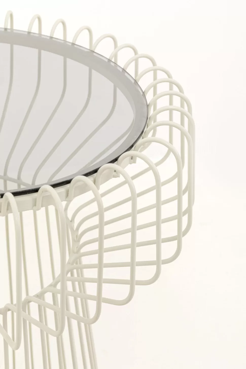 KARE Design Bijzettafel Lisboa Wit 38cm Hot