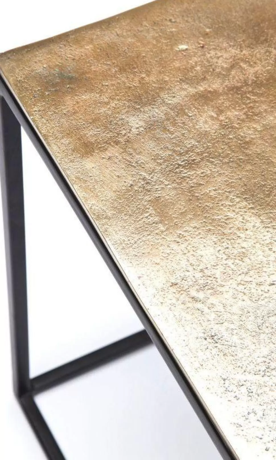 KARE Design Bijzettafel Loft Vierkant Vintage (3-delig) 41x41cm Discount