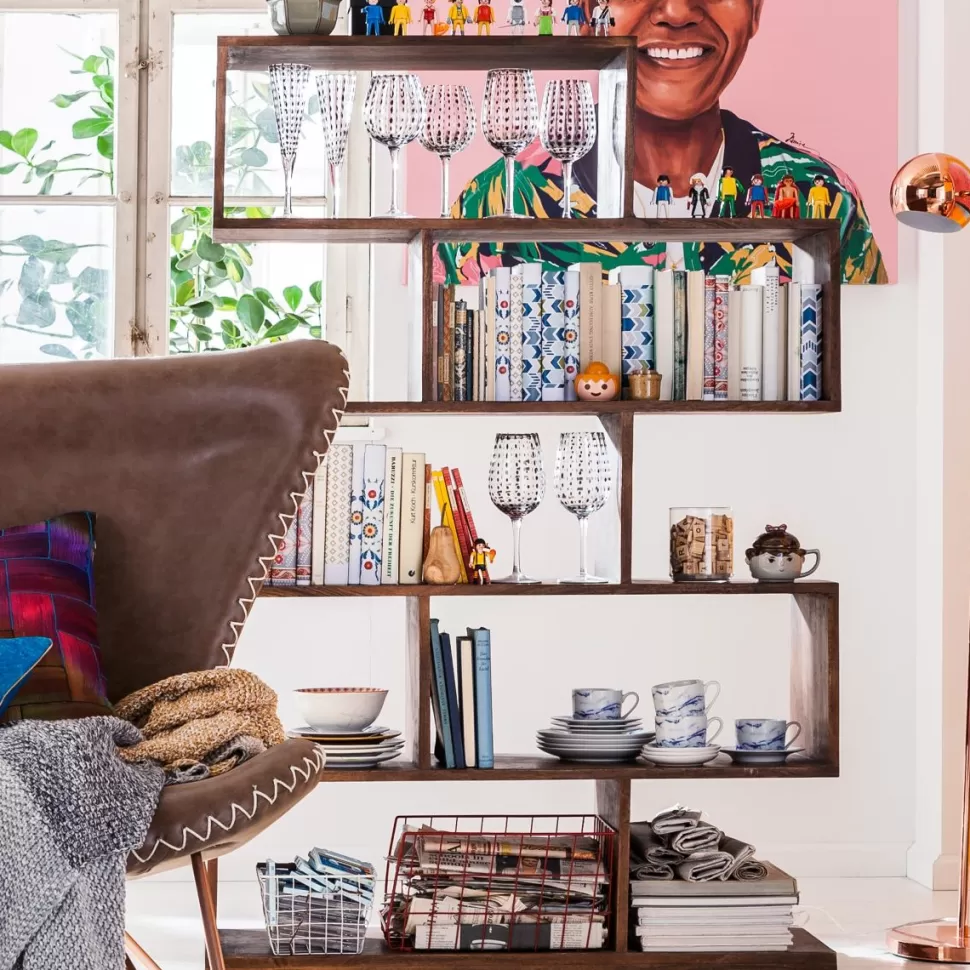 KARE Design Boekenkast Authentico Zick Zack 180x100cm Fashion