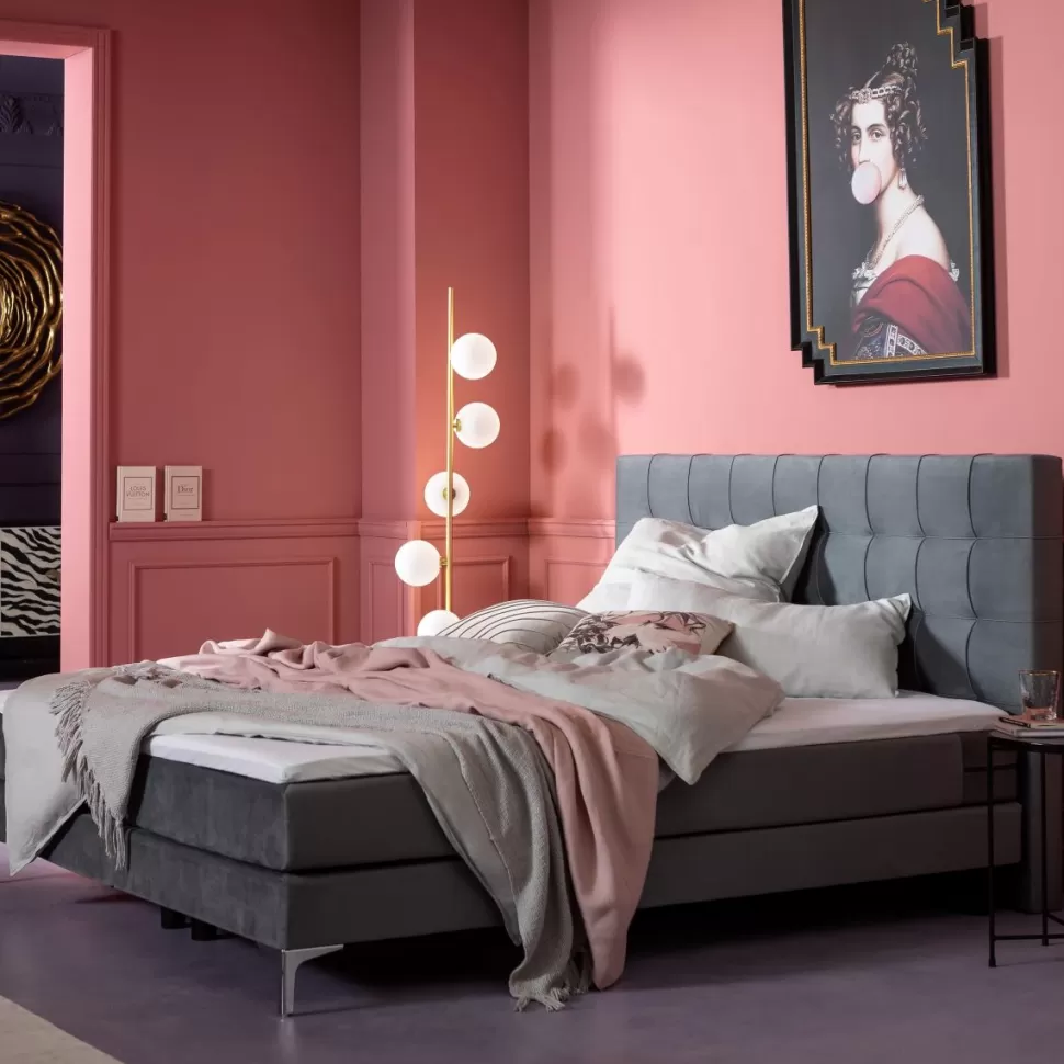 KARE Design Boxspringbed Benito Star Grey 160x200cm Discount