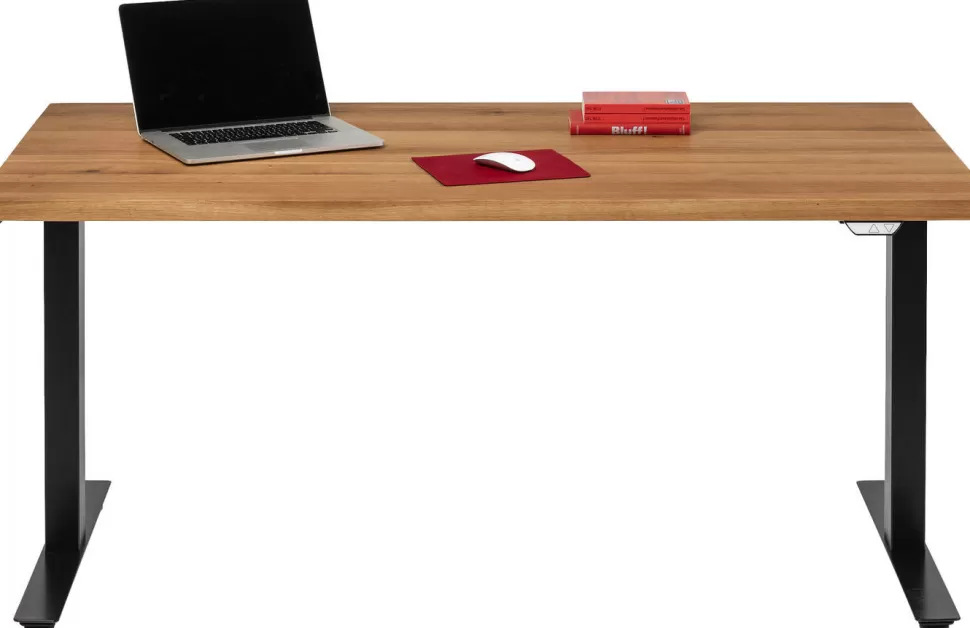 KARE Design Bureau Office Jackie Eik Zwart 160x80cm Clearance