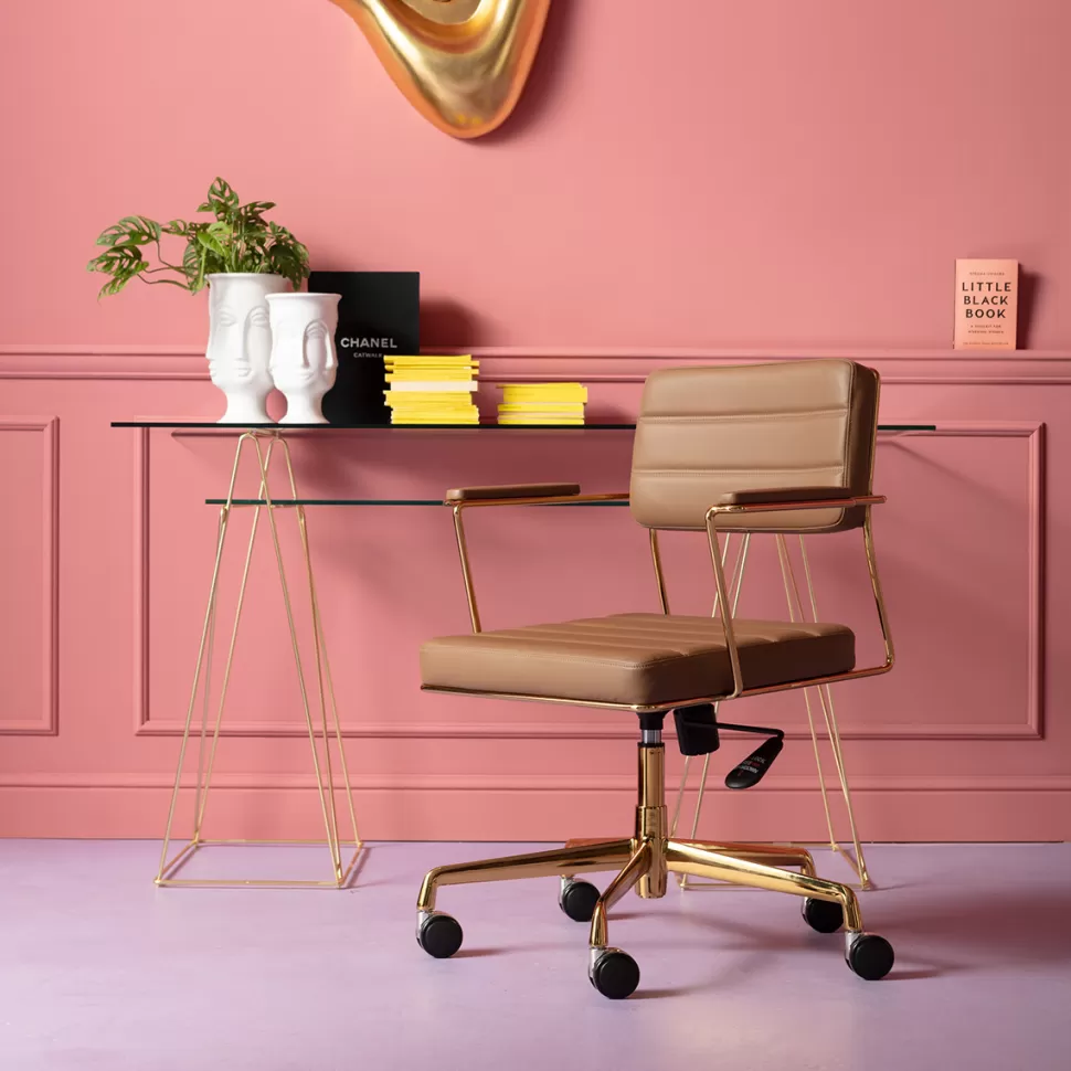 KARE Design Bureaustoel Dottore Bruin Sale