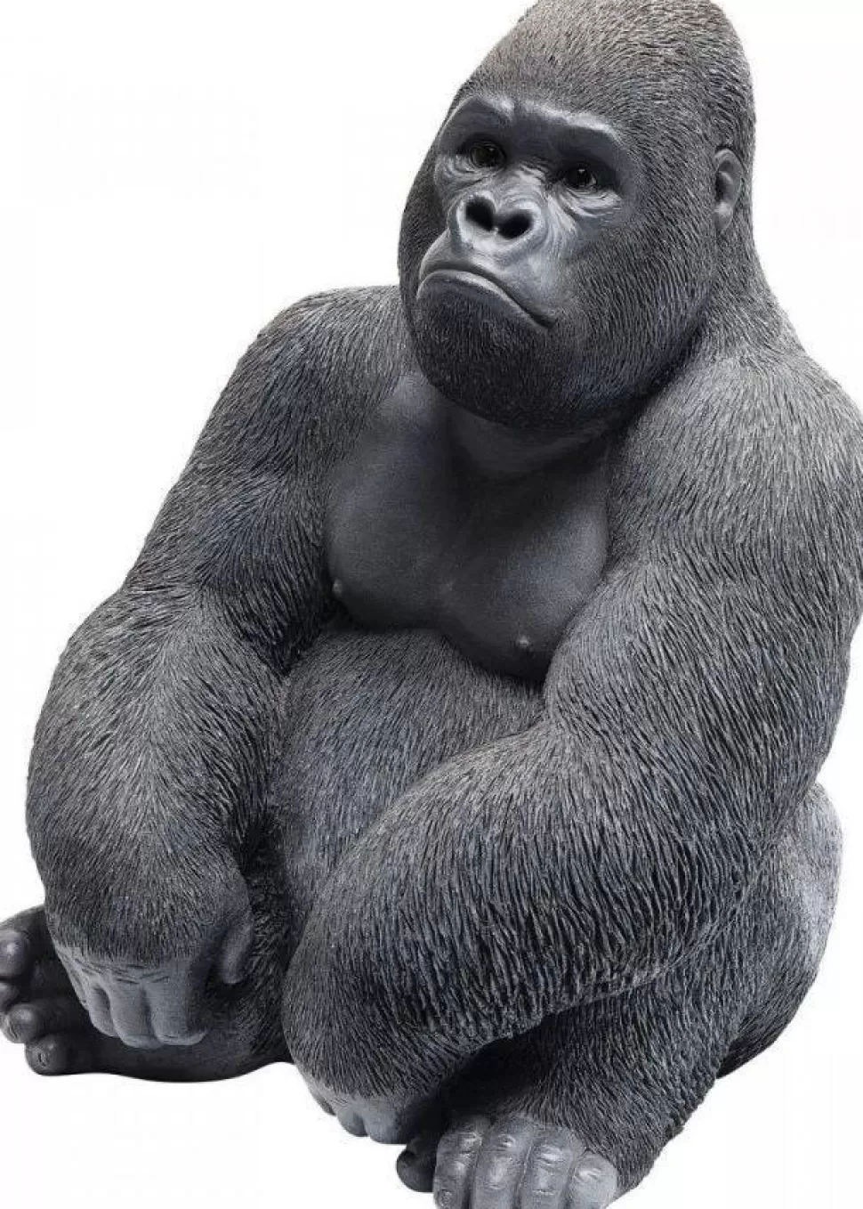 KARE Design Decofiguur Gorilla Side Medium Zwart Hot