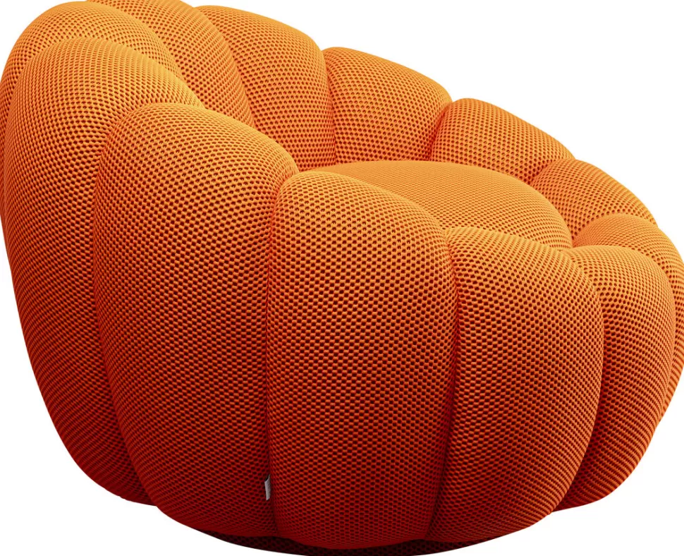 KARE Design Draaifauteuil Peppo Bloom Orange New