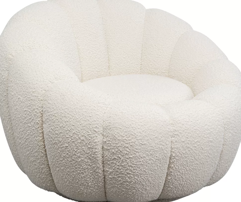 KARE Design Draaifauteuil Peppo Bloom White Cheap