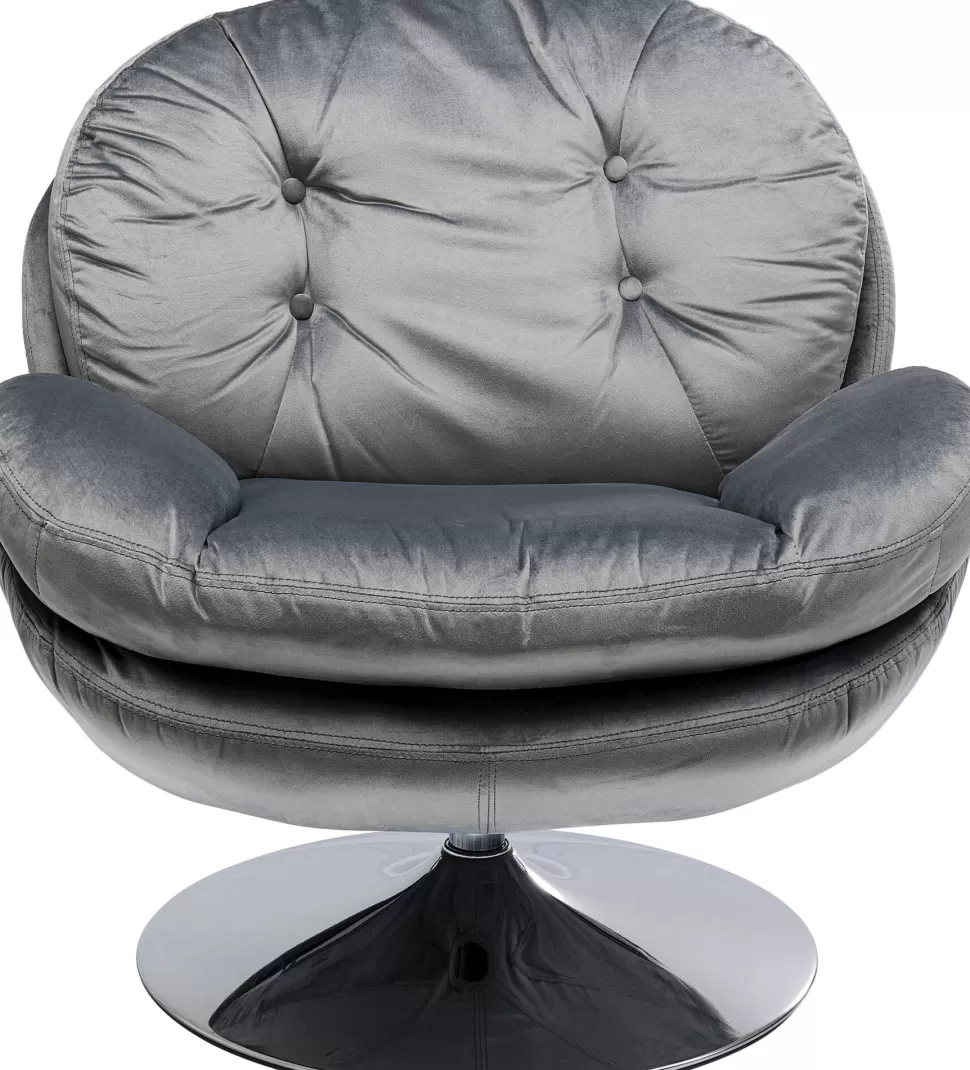 KARE Design Draaistoel Cosy Grijs Clearance
