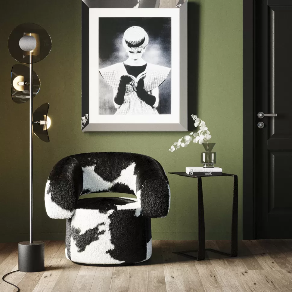 KARE Design Draaistoel Maye Cow Store
