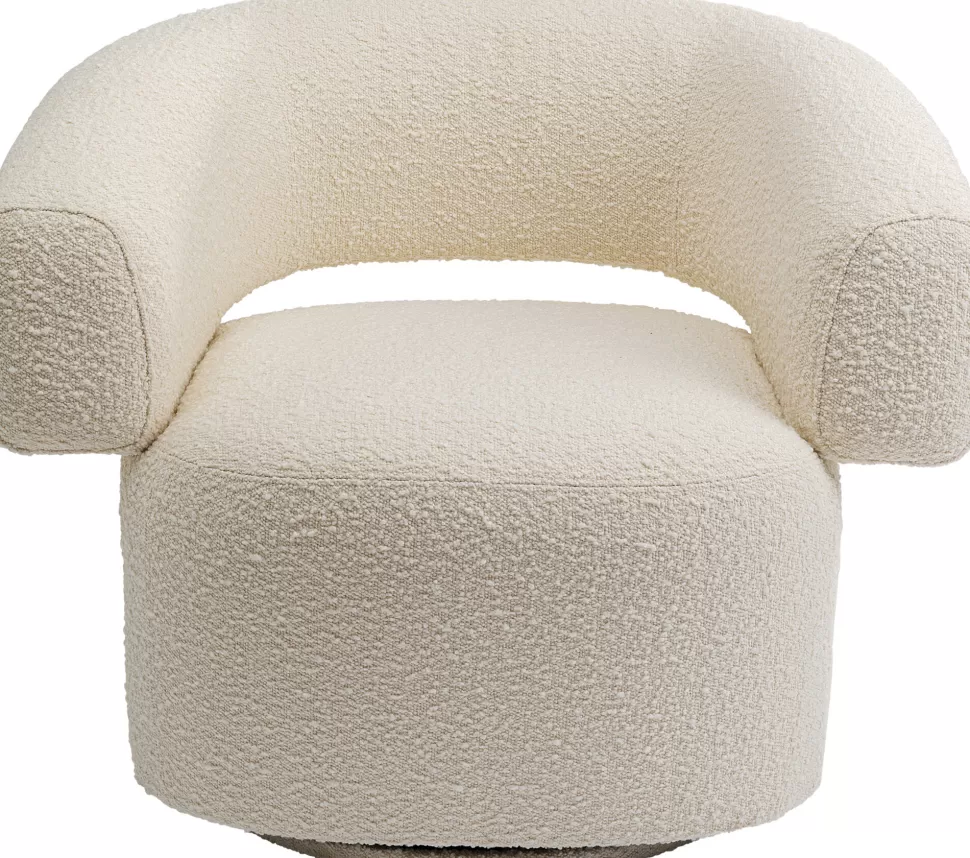 KARE Design Draaistoel Maye Cream Hot
