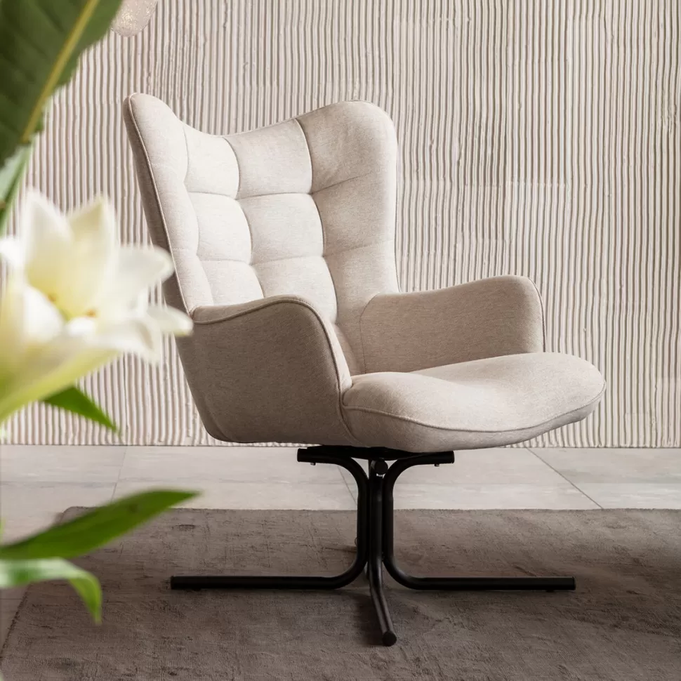KARE Design Draaistoel Oscar Cream Cheap