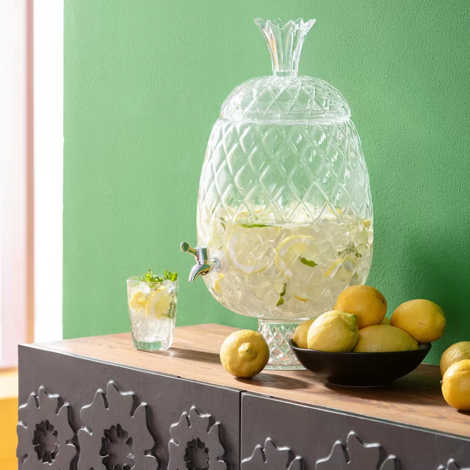 KARE Design Drink Dispenser Pineapple Clear (2-delig) Store
