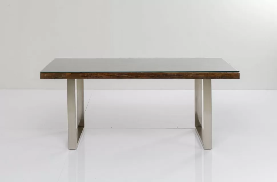 KARE Design Eettafel Conley Chroom 180x90cm Discount