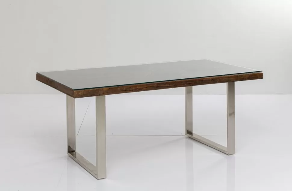 KARE Design Eettafel Conley Chroom 180x90cm Discount