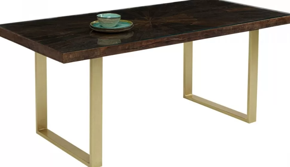 KARE Design Eettafel Conley Messing 180x90cm Sale