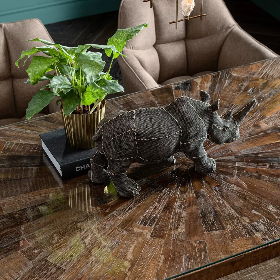 KARE Design Eettafel Conley Ruwstaal 180x90cm New