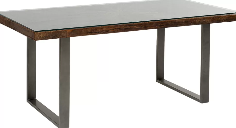 KARE Design Eettafel Conley Ruwstaal 180x90cm New