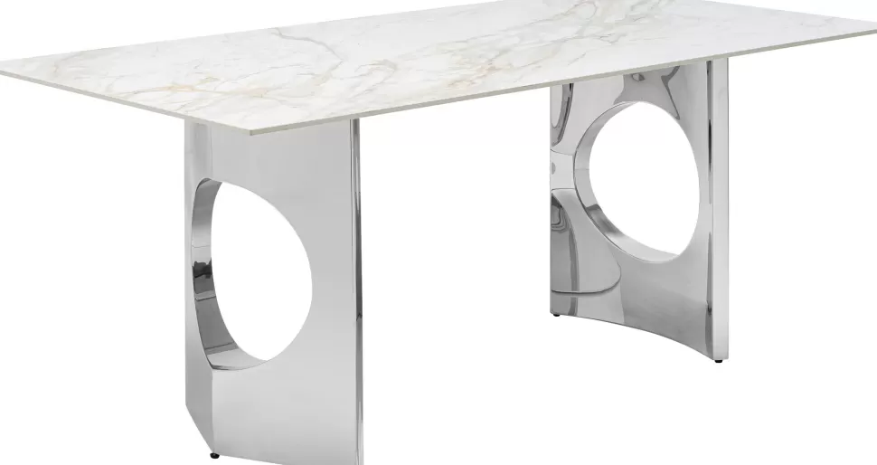 KARE Design Eettafel Eternity Oho Chroom 180x90cm Best