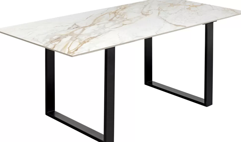 KARE Design Eettafel Eternity Zwart 180x90cm Outlet