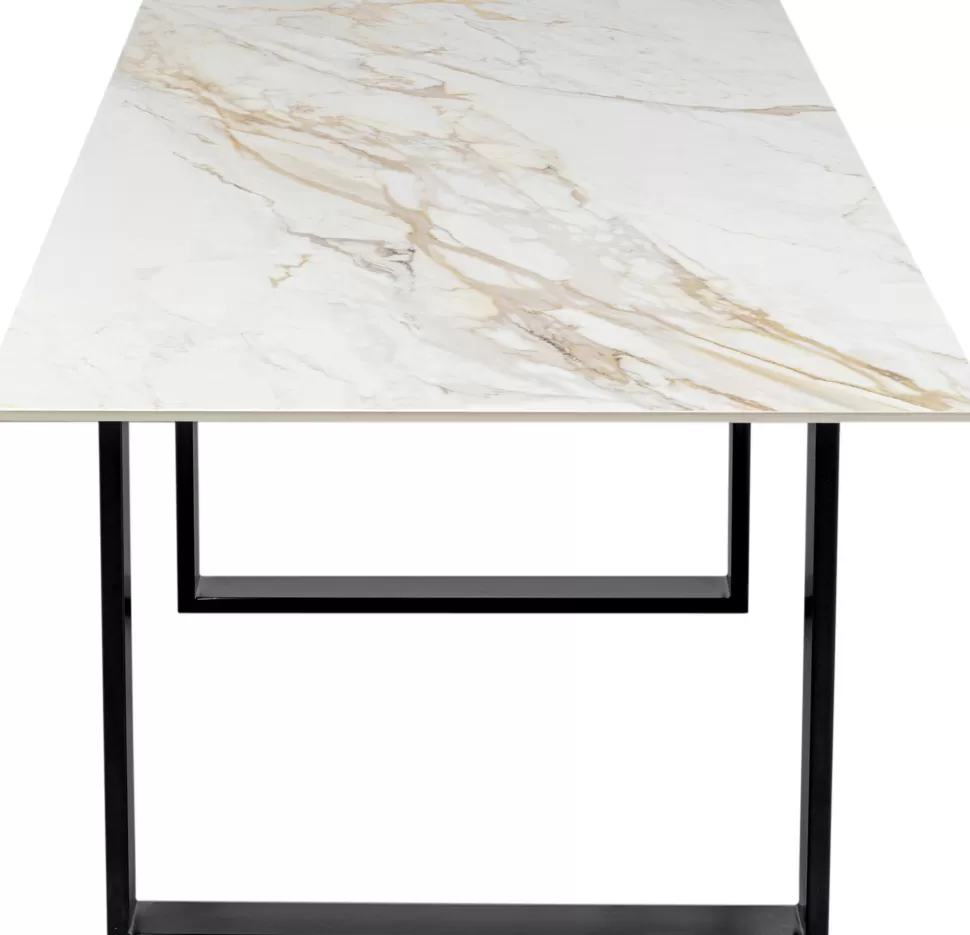 KARE Design Eettafel Eternity Zwart 180x90cm Outlet