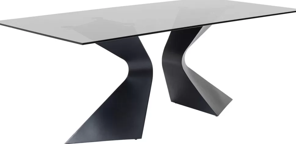 KARE Design Eettafel Gloria Zwart 200x100cm New