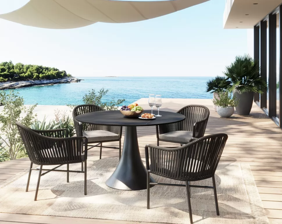 KARE Design Eettafel Grande Possibilita Black 110cm Online