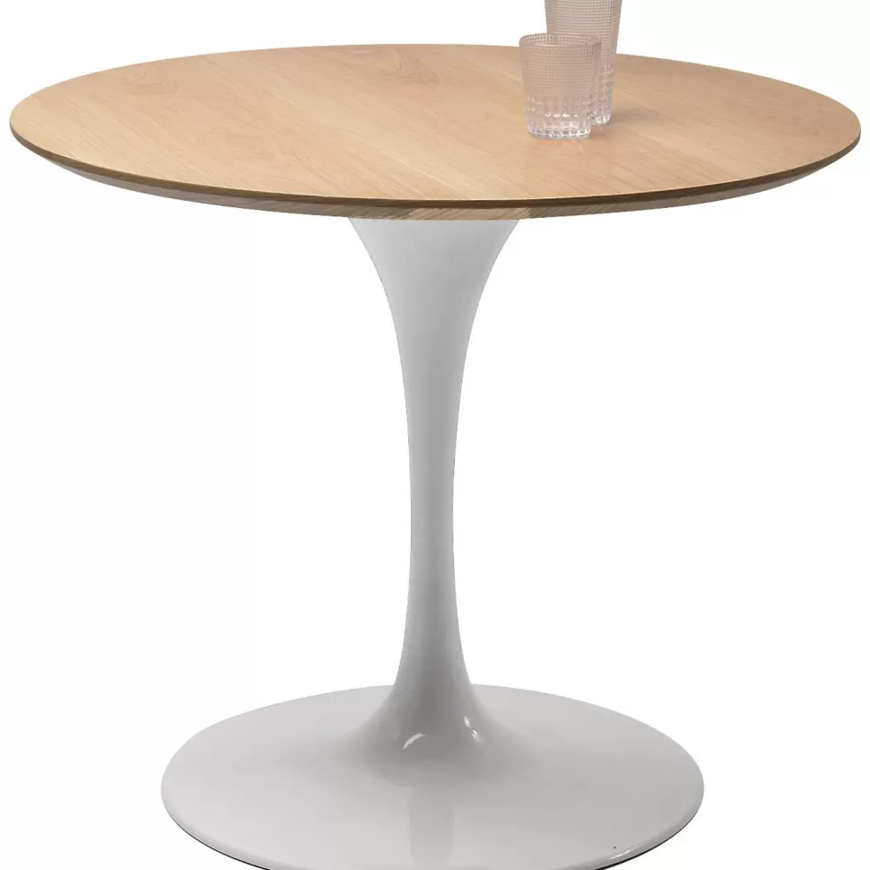 KARE Design Eettafel Invitation Set Eiken Wit Ø90cm Shop