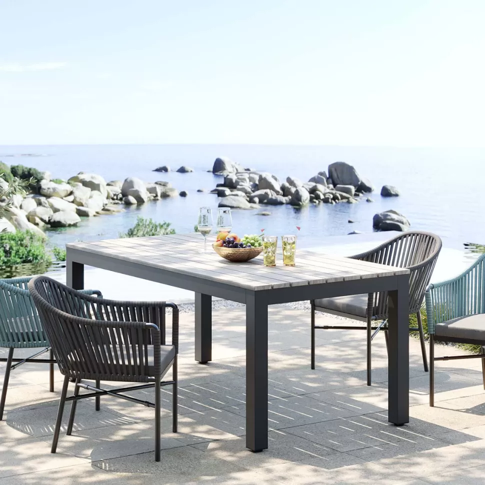 KARE Design Eettafel Sorrento Grey 180x90cm Store