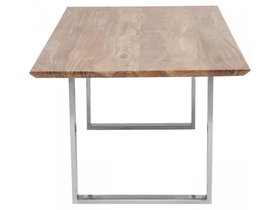 KARE Design Eettafel Symphony Chroom 160x80cm Discount