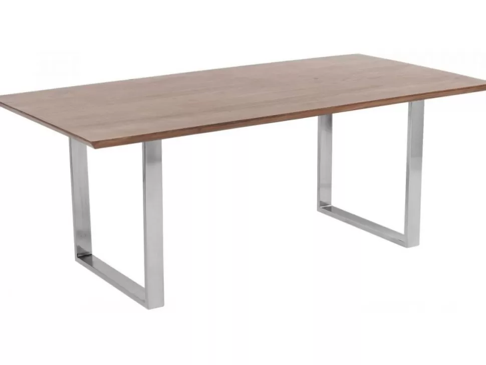 KARE Design Eettafel Symphony Donker Chroom 160x80cm Outlet