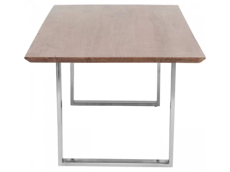 KARE Design Eettafel Symphony Donker Chroom 160x80cm Outlet