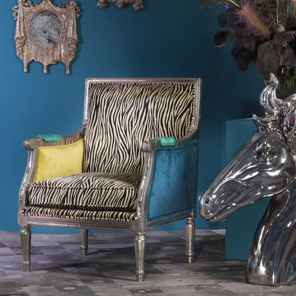 KARE Design Fauteuil Regency Zebra Discount