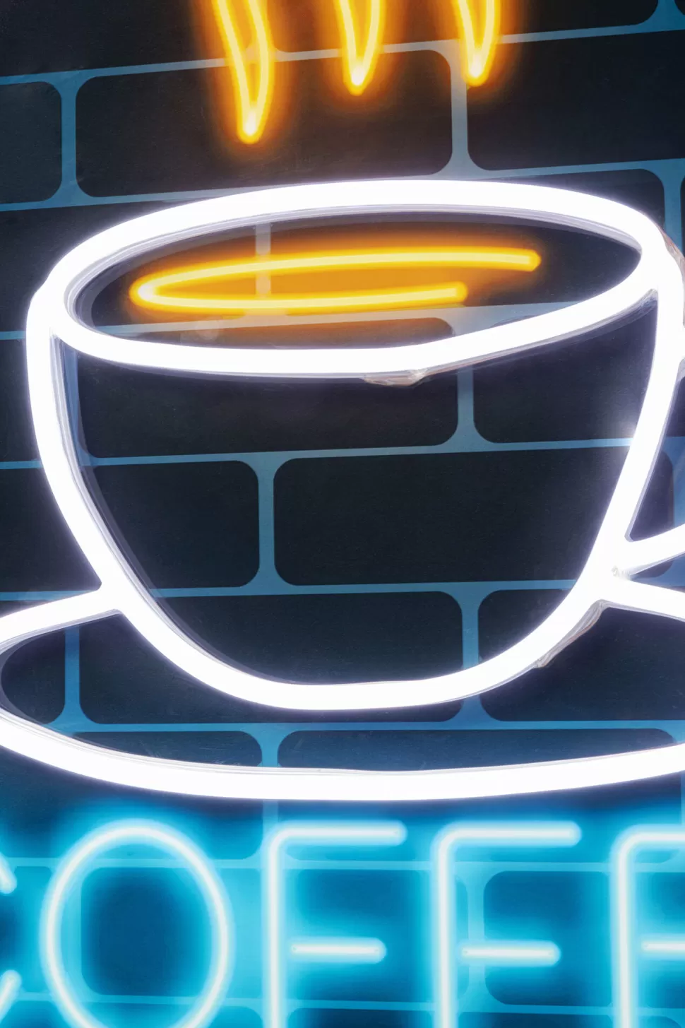 KARE Design Glas Schilderij Coffee LED 80x80cm New