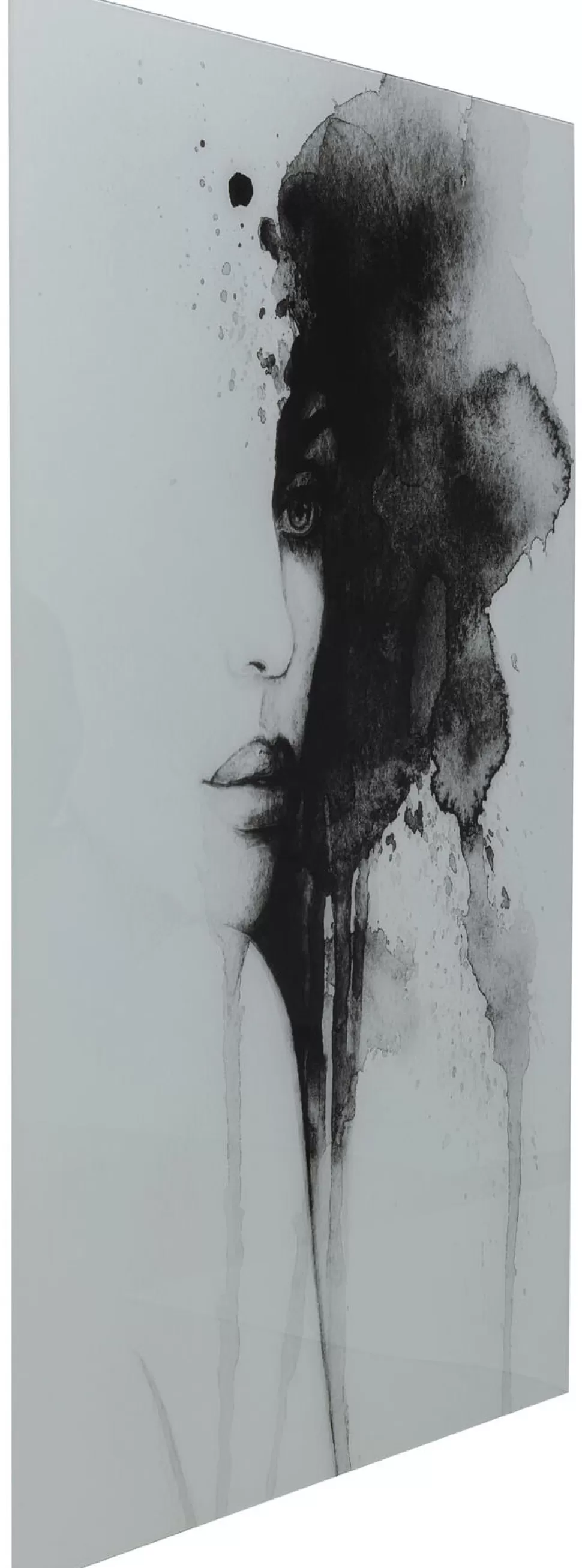 KARE Design Glas Schilderij Smokey Face 100x150cm Best Sale