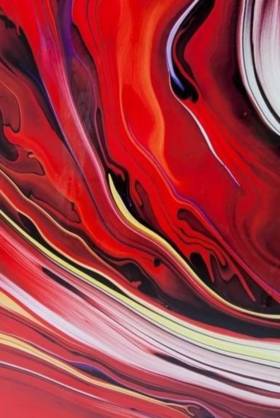 KARE Design Glasschilderij Chaos Fire 150x120cm Best
