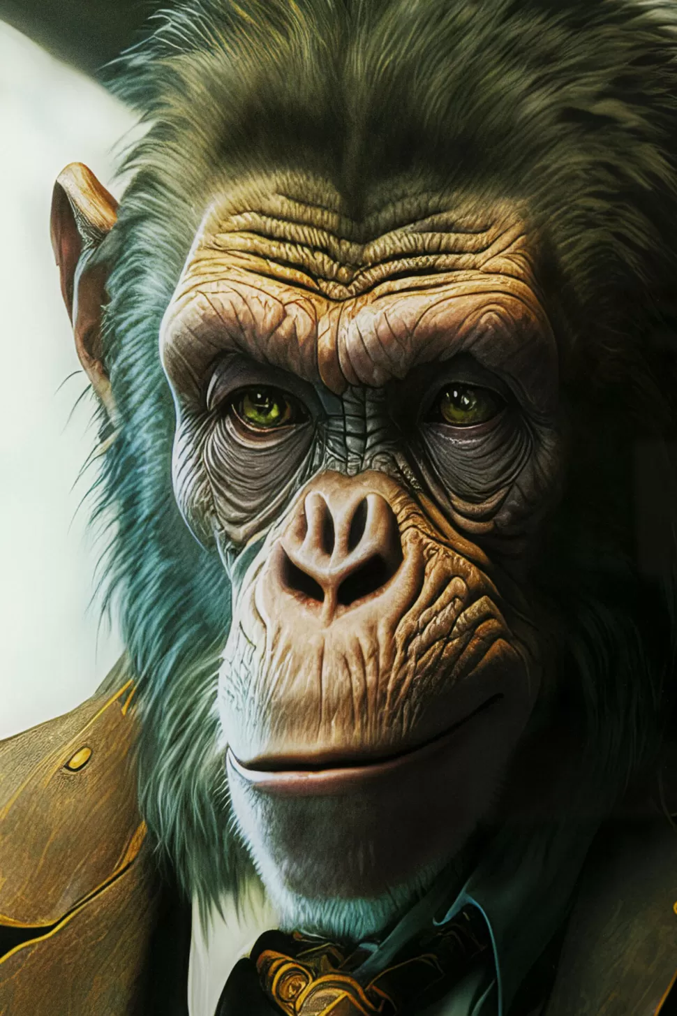 KARE Design Glasschilderij Drinking Monkey 100x100cm Store