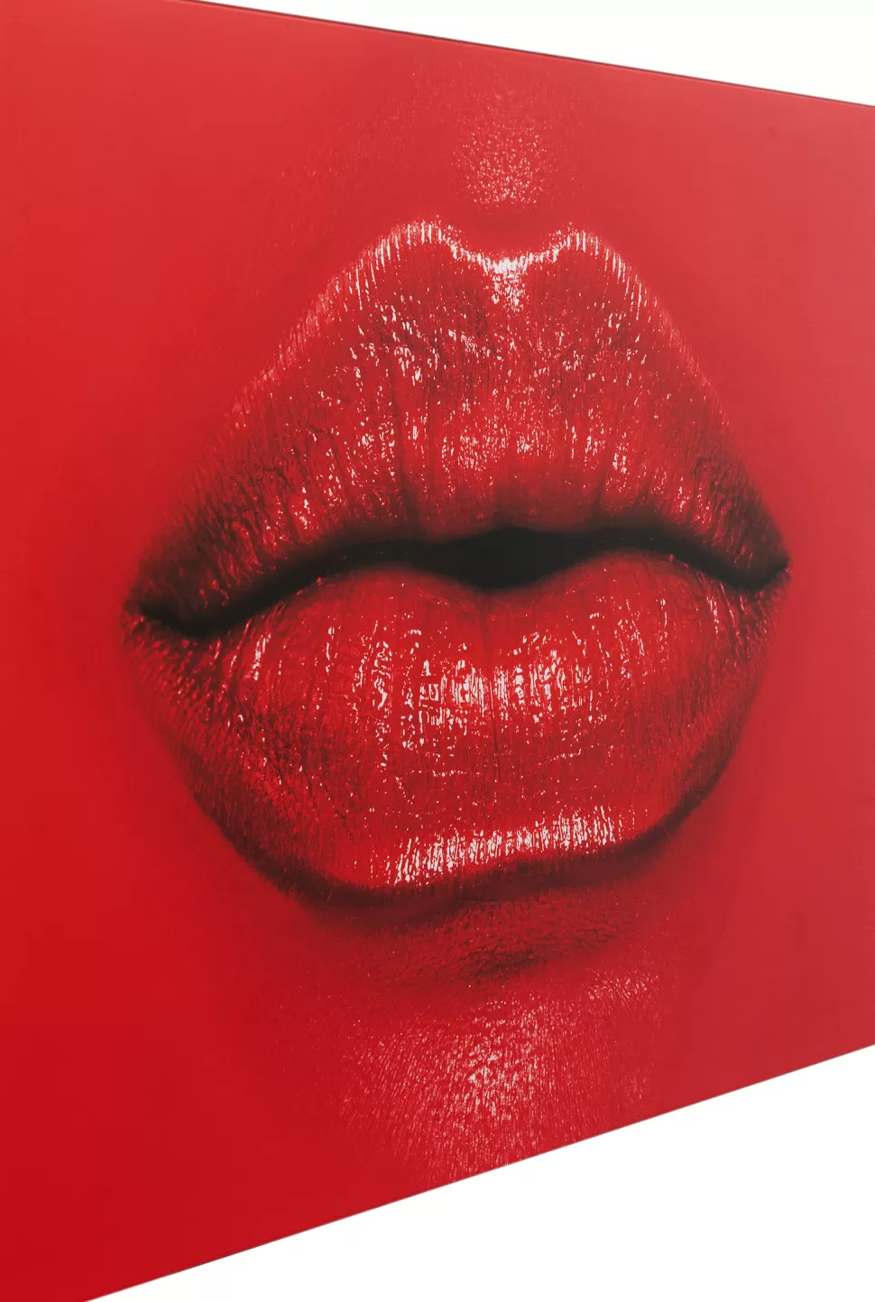 KARE Design Glasschilderij Red Lips 120x80cm Cheap