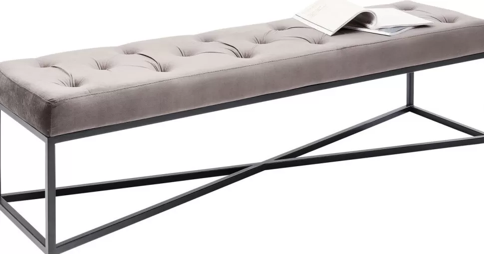 KARE Design Halbank Crossover Grijs Zwart 150x40cm Cheap