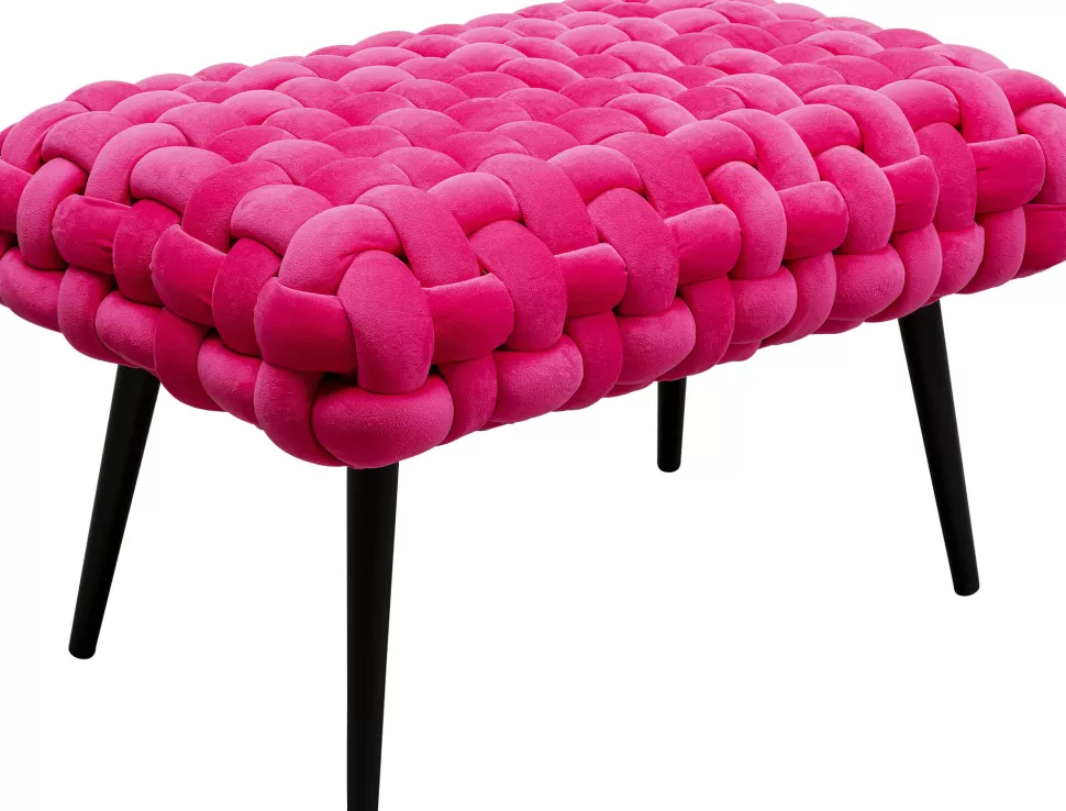 KARE Design Halbank Weave Roze 66cm Fashion