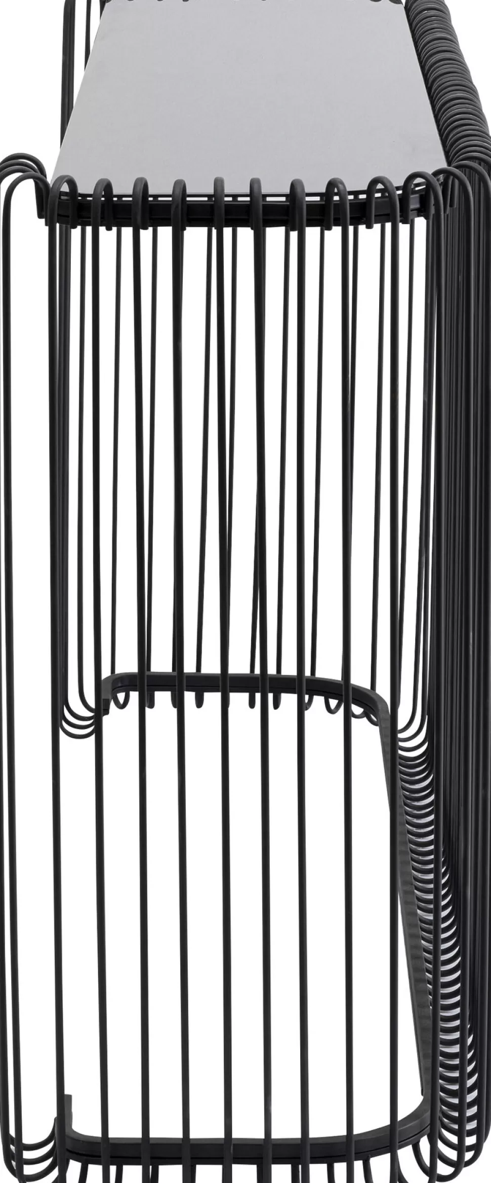 KARE Design Haltafel Wire Glass Marble Black 142x89cm New