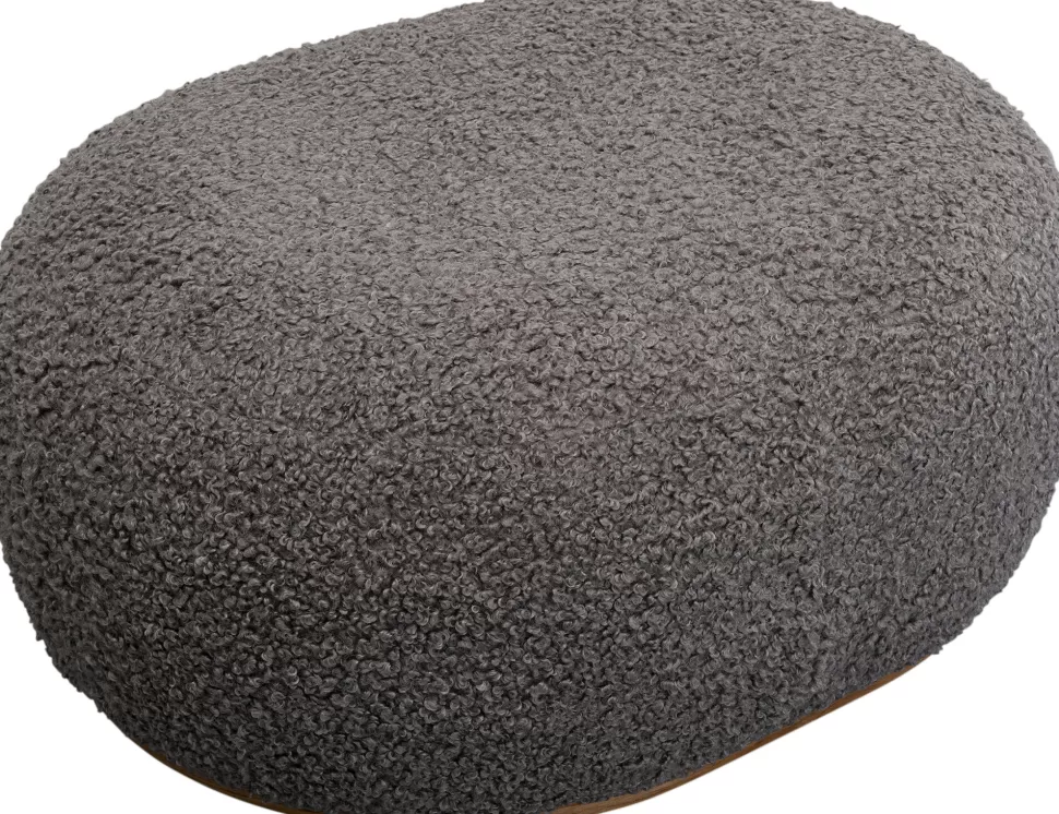 KARE Design Hocker Pebble Boucle Grey 81cm Sale