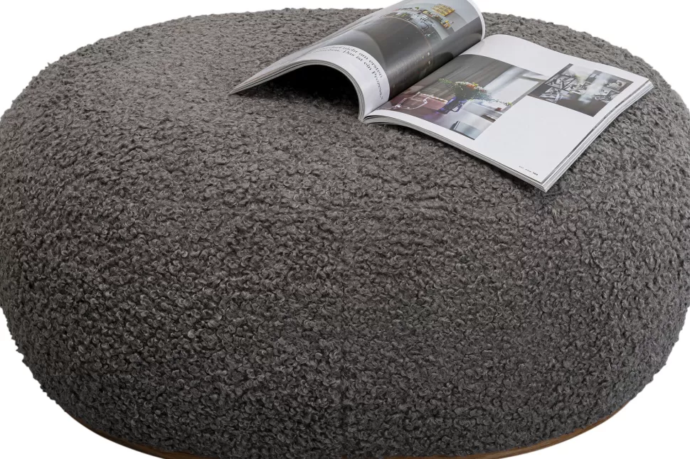 KARE Design Hocker Pebble Boucle Grey 81cm Sale