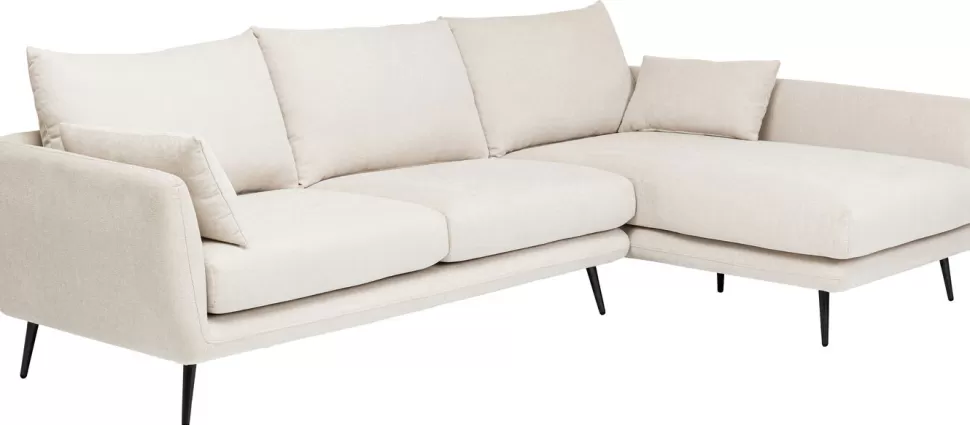 KARE Design Hoekbank Amalfi Rechts Creme 275cm Best
