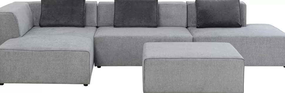 KARE Design Hoekbank Infinity Atlanta Grey Left Store