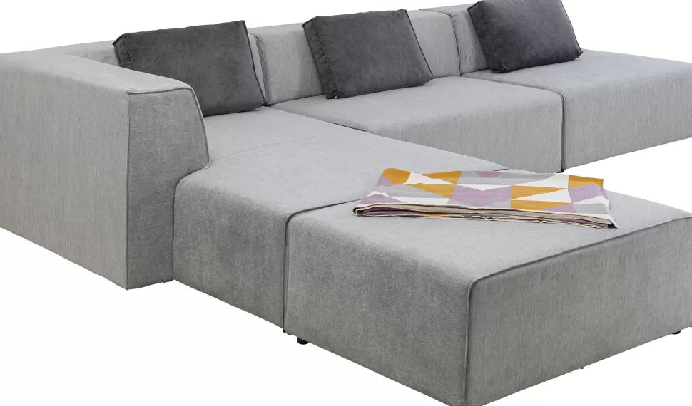 KARE Design Hoekbank Infinity Atlanta Grey Left Store