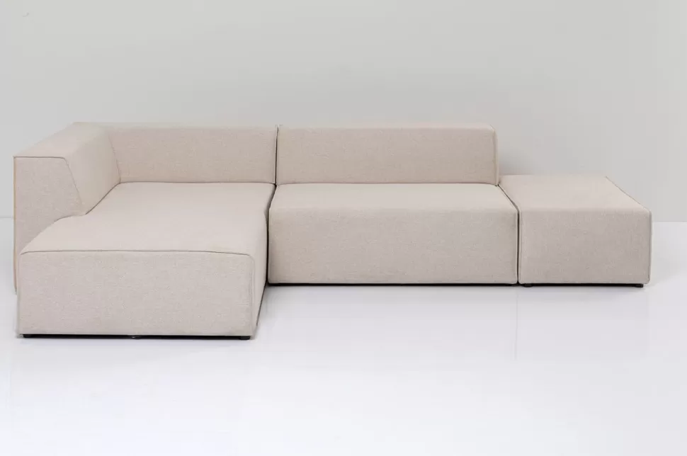 KARE Design Hoekbank Infinity Ottomane Creme Links Best Sale
